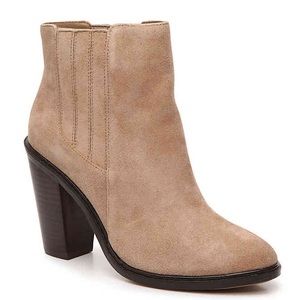 JOIE TAUPE SUEDE BOOTIE